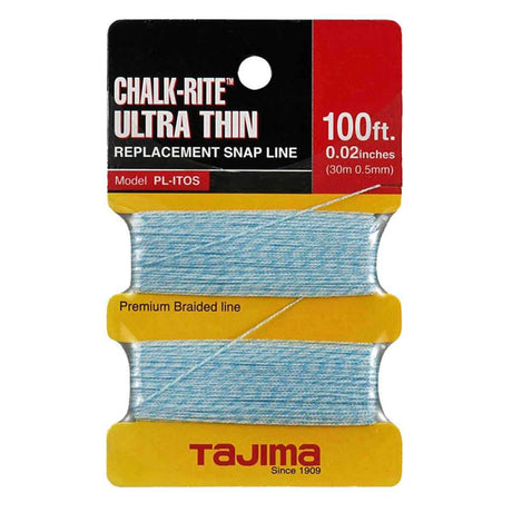 Tajima Chalk Rite Ultra-Thin 0.5mm Braided Line - 100 ft
