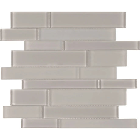 Brilliance Taupe Mosaic Tile Linear Mixed