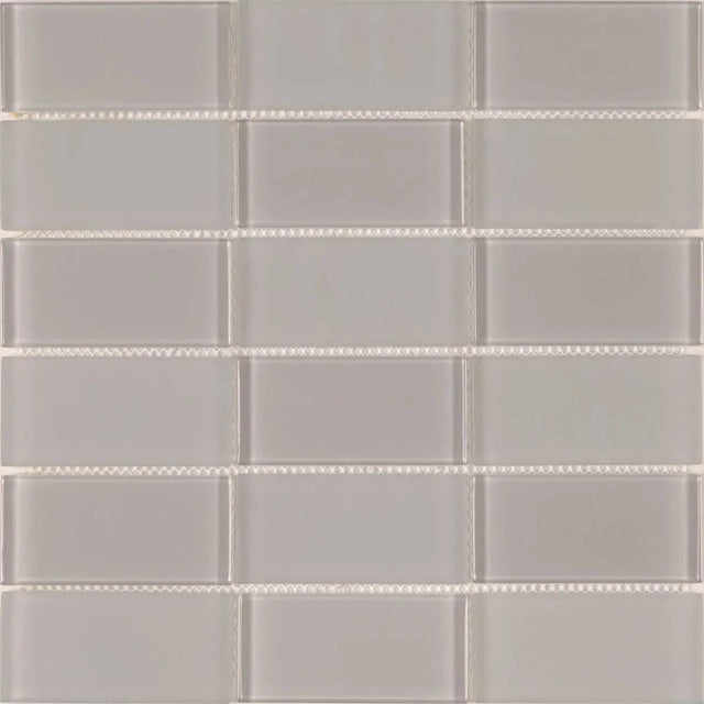 Brilliance Taupe Stacked Mosaic Mixed Tile