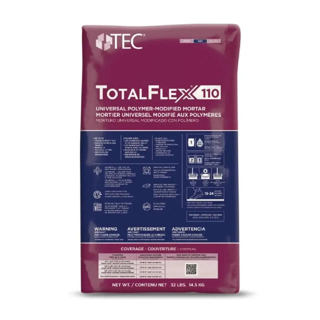 TEC TotalFlex 110 Universal Polymer-Modified White Mortar Pallet