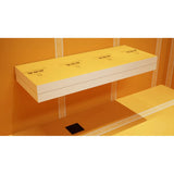 12 in x 24 in shower bench