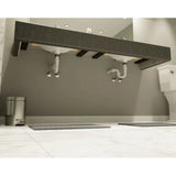 commercial vanity kit with brackets