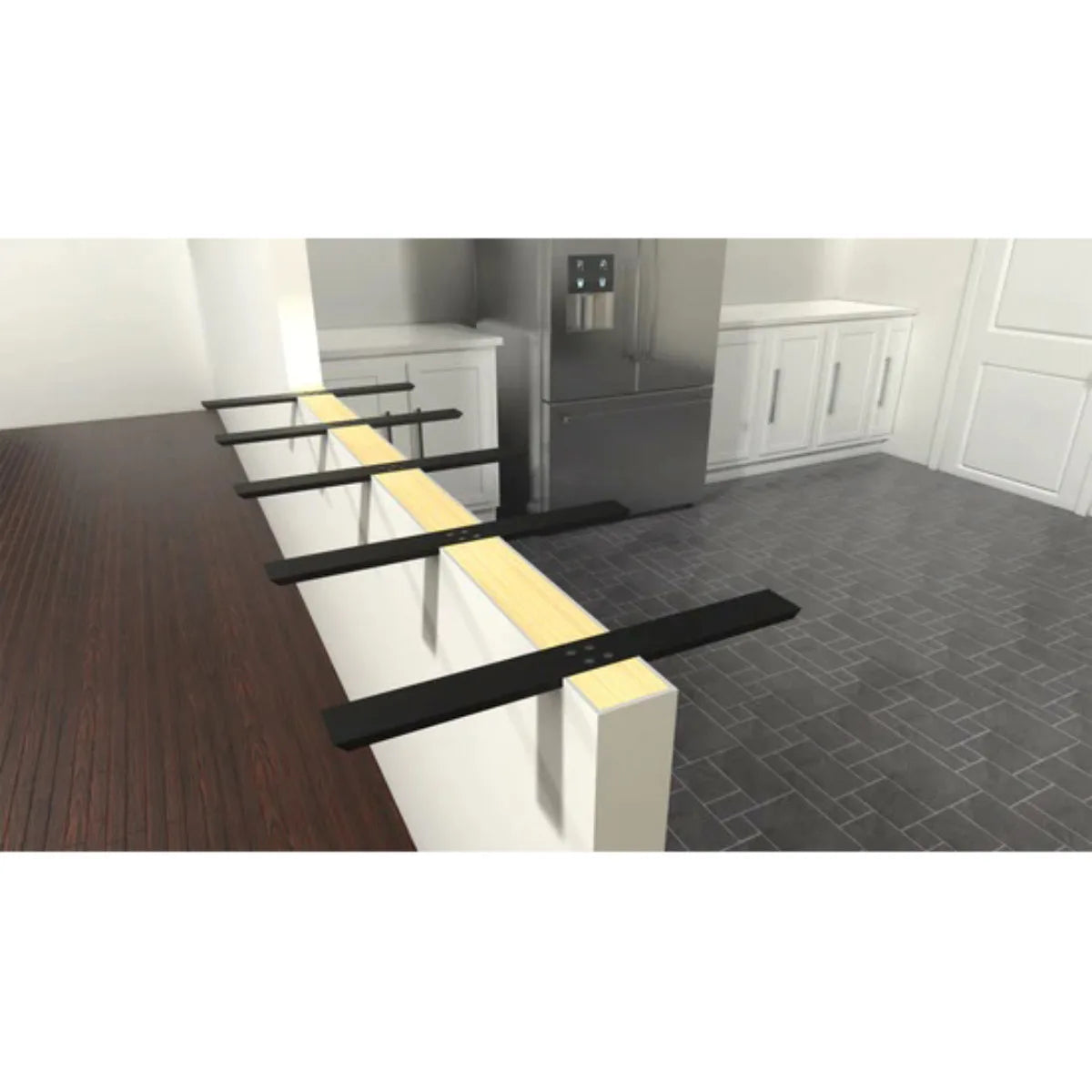 Flat Wall Countertop Support Bracket Kitchen Island