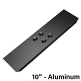 The Original Granite Bracket 10" Flat Wall Countertop Support Bracket - Aluminum