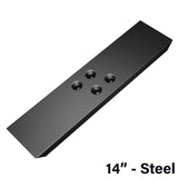 The Original Granite Bracket 14" Flat Wall Countertop Support Bracket - Steel