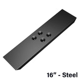 The Original Granite Bracket 16" Flat Wall Countertop Support Bracket - Steel