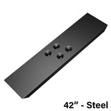 The Original Granite Bracket 42" Flat Wall Countertop Support Bracket - Steel