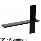 The Original Granite Bracket 10" Free Hanging Shelf Bracket Aluminum