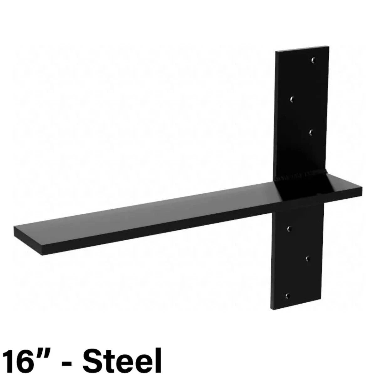 The Original Granite Bracket 16" Free Hanging Shelf Bracket Steel