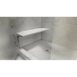 showe bench shelf bracket aluminum