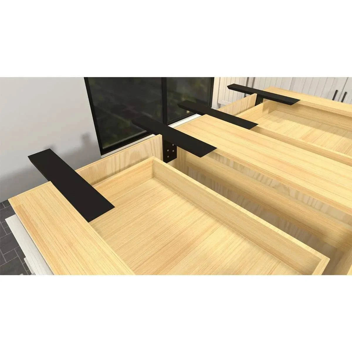 granite countertop overhang support
