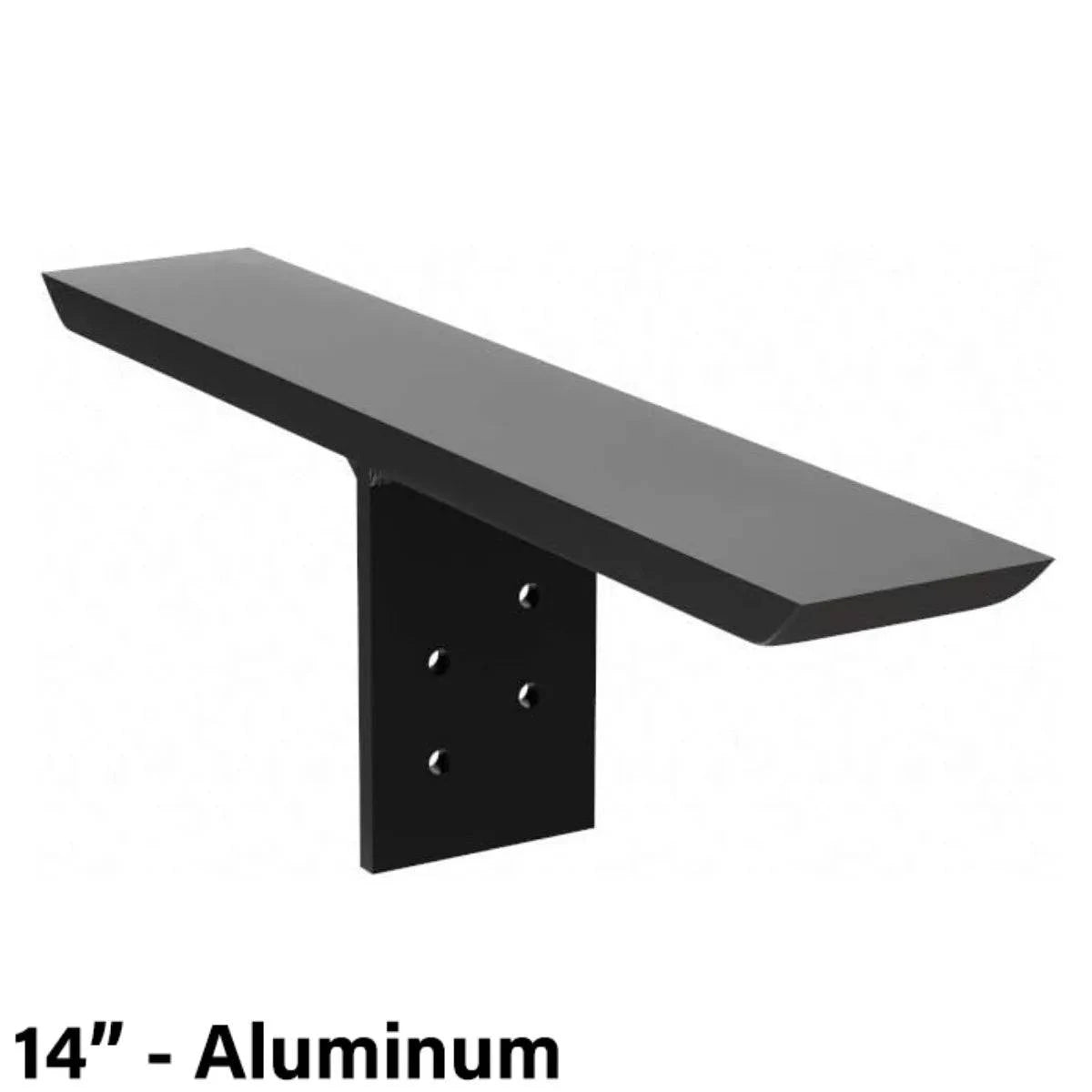 The Original Granite Bracket T Brace Countertop Support Bracket 14" Aluminum