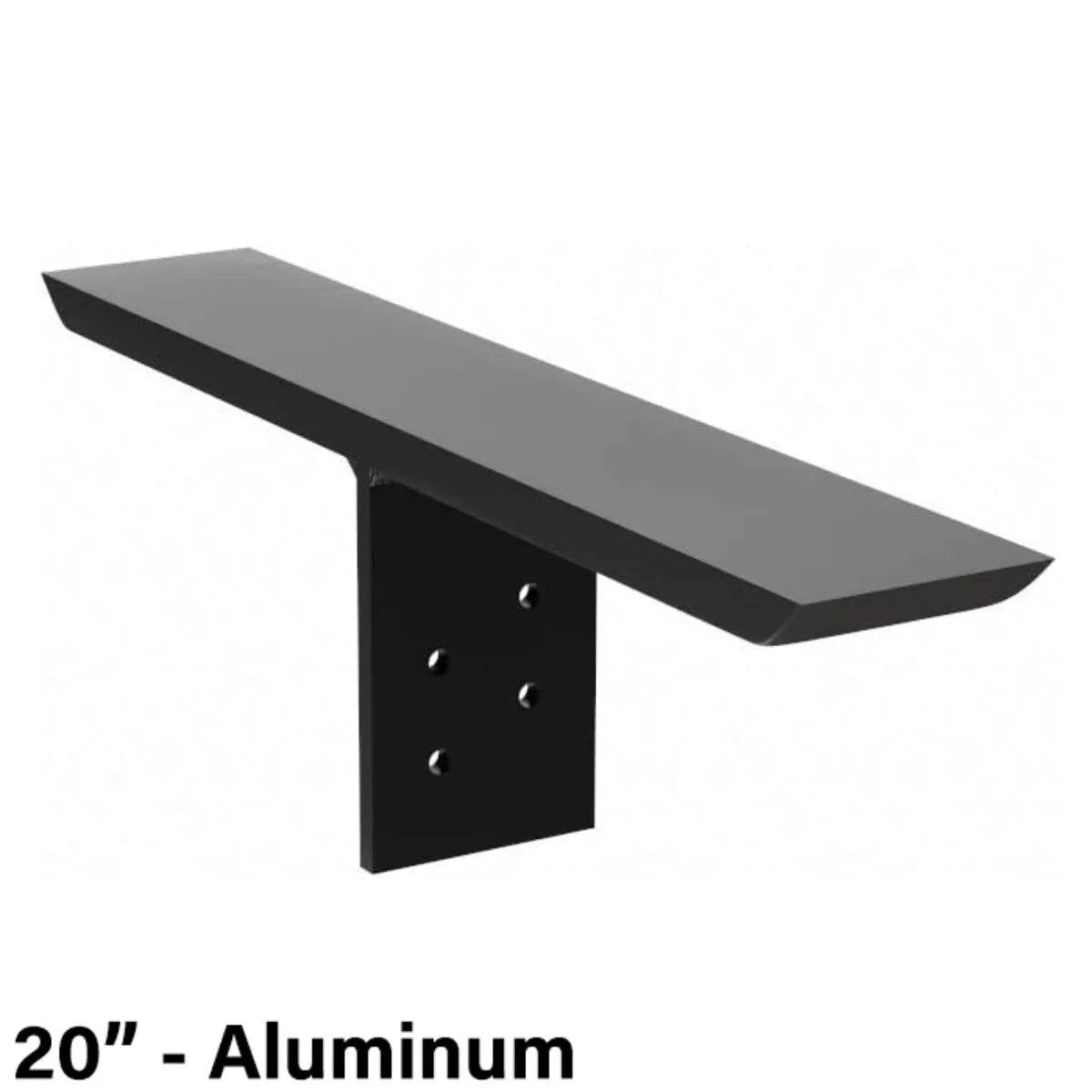 The Original Granite Bracket T Brace Countertop Support Bracket 20" Aluminum