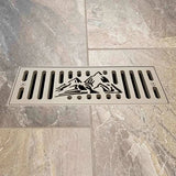 Ventique - Avalanche - Flush Mount Metal Floor Register- Tile View