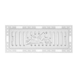 OF410ANDAW Ventique Avalanche - Arctic White, 4" x 10", No Damper