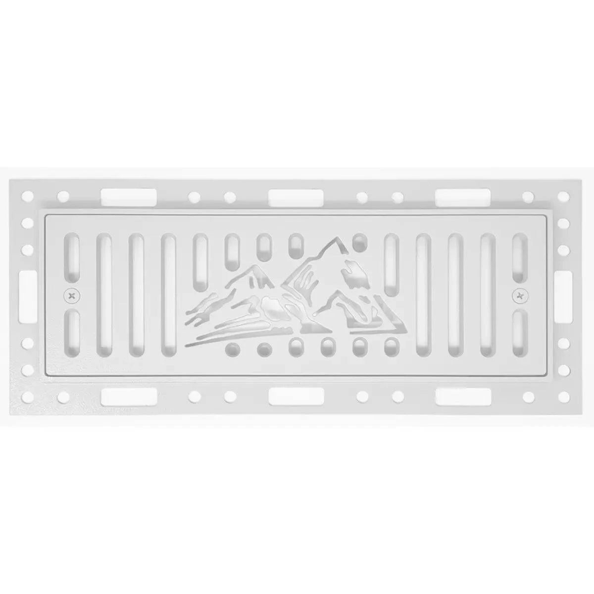 OF414ANDAW Ventique Avalanche - Artic White, 4" x 14", No Damper