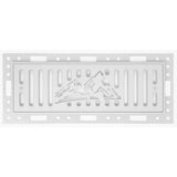 OF414ANDAW Ventique Avalanche - Artic White, 4" x 14", No Damper