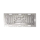 OF410ANDBP Ventique Avalanche - Brushed Platinum, 4" x 10", No Damper