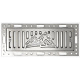 Ventique - Avalanche - Flush Mount Metal Floor Register