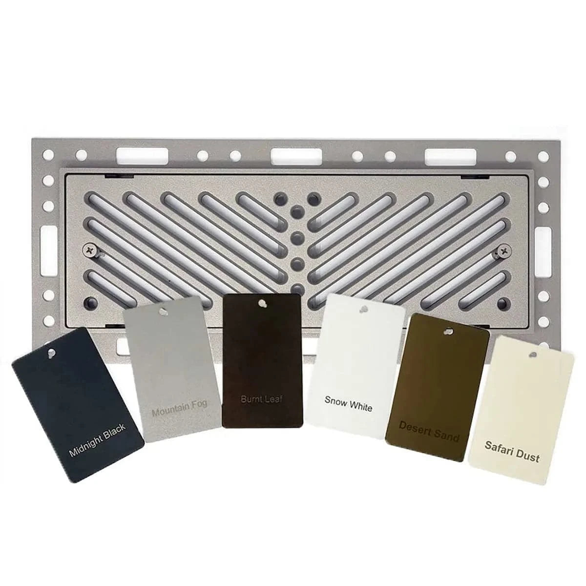 Ventique - Breeze - Flush Mount Metal Floor Register - Color Options