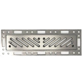 Ventique - OF410BWDBP Breeze - Brushed Platinum, 4" x 10", Damper Installed