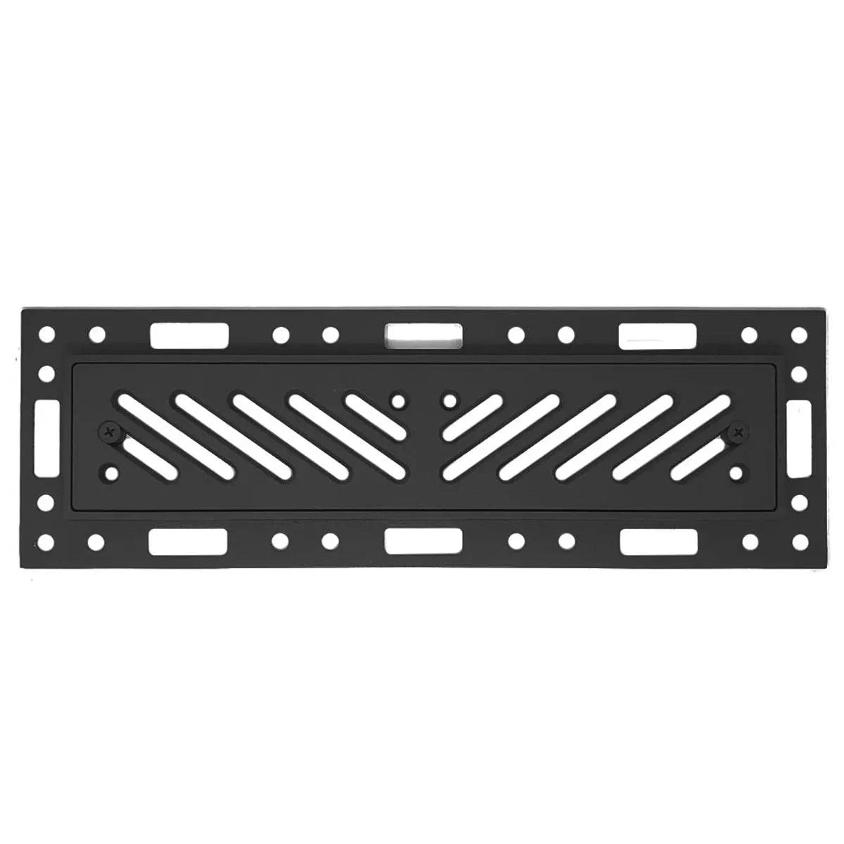 Ventique - OF410BWDMB Breeze - Midnight Black, 4" x 10", Damper Installed