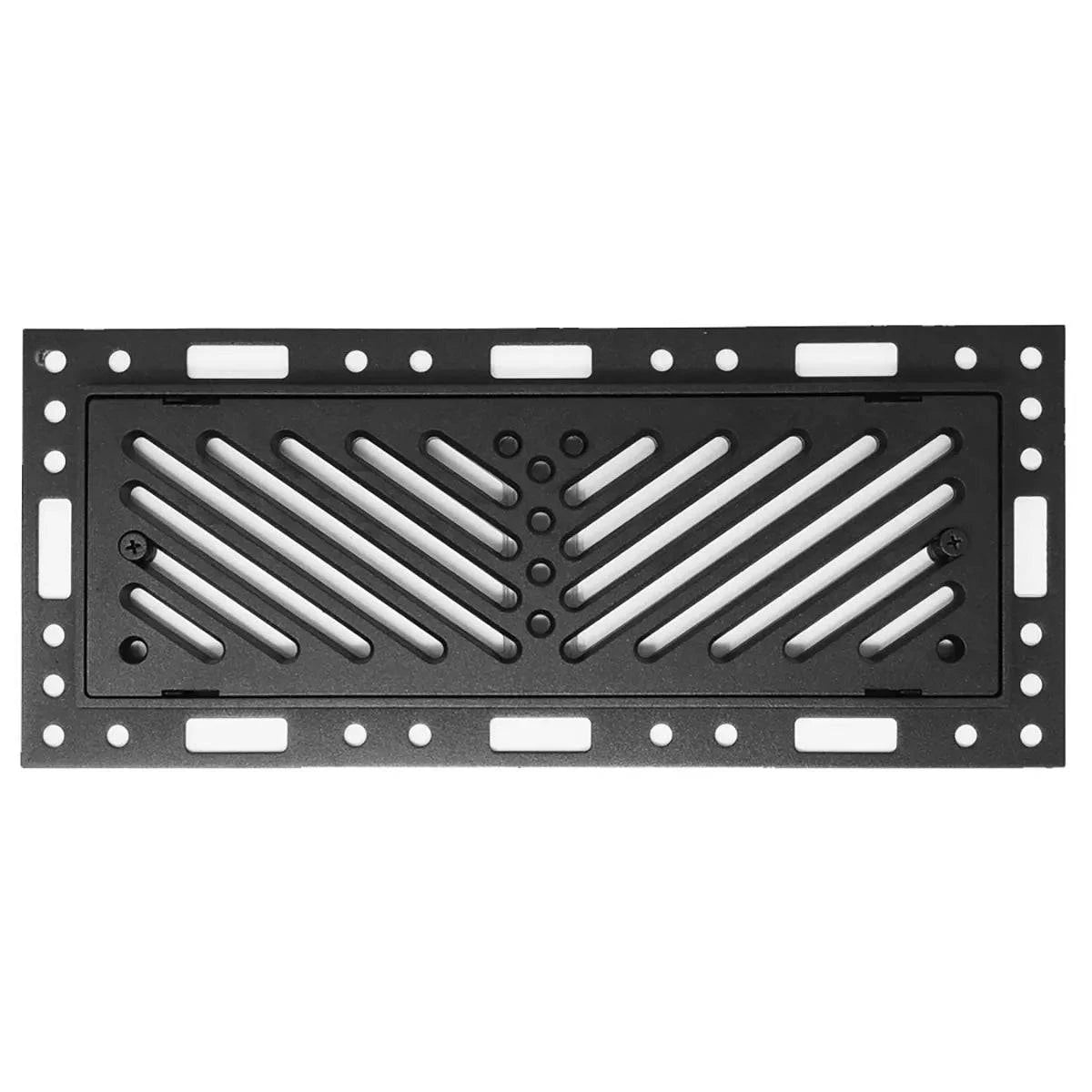 Ventique - OF414BWDMB Breeze - Midnight Black, 4" x 14", Damper Installed