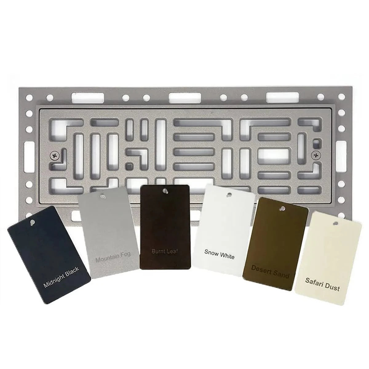 Ventique - Tornado - Flush Mount Metal Floor Register - Color Options