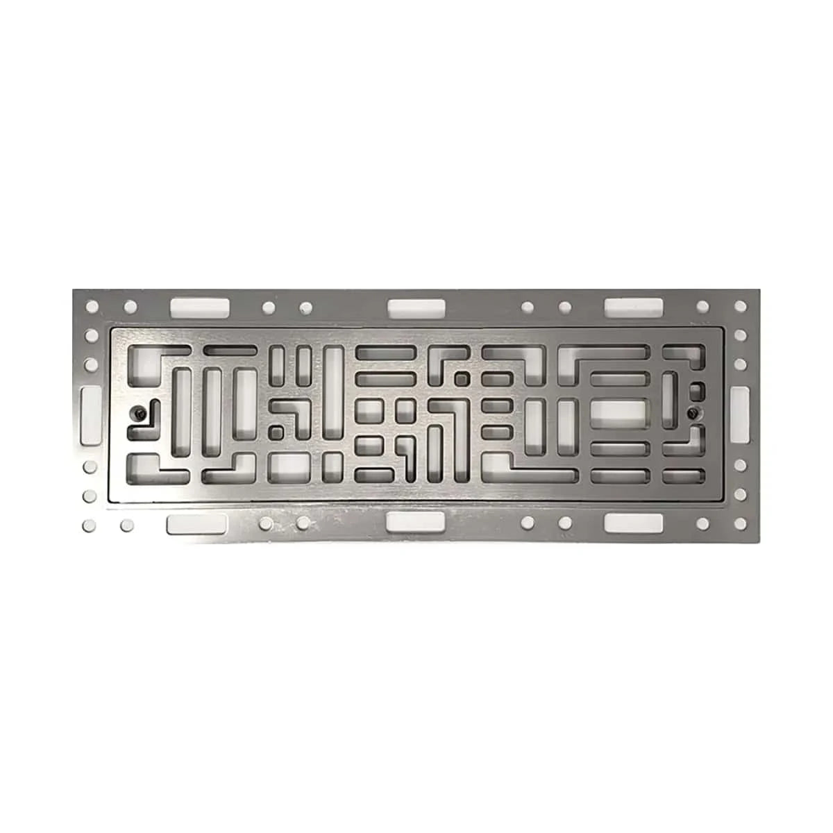 OF412TNDBP Ventique Tornado - Brushed Platinum, 4" x 12", No Damper