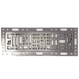 OF414TNDBP Ventique Tornado - Brushed Platinum, 4" x 14", No Damper