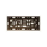 OF410TNDBL Ventique Tornado - Burnt Leaf, 4" x 10", No Damper