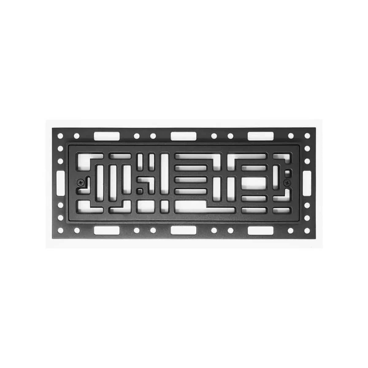 OF410TNDMB Ventique Tornado - Midnight Black, 4" x 10", No Damper