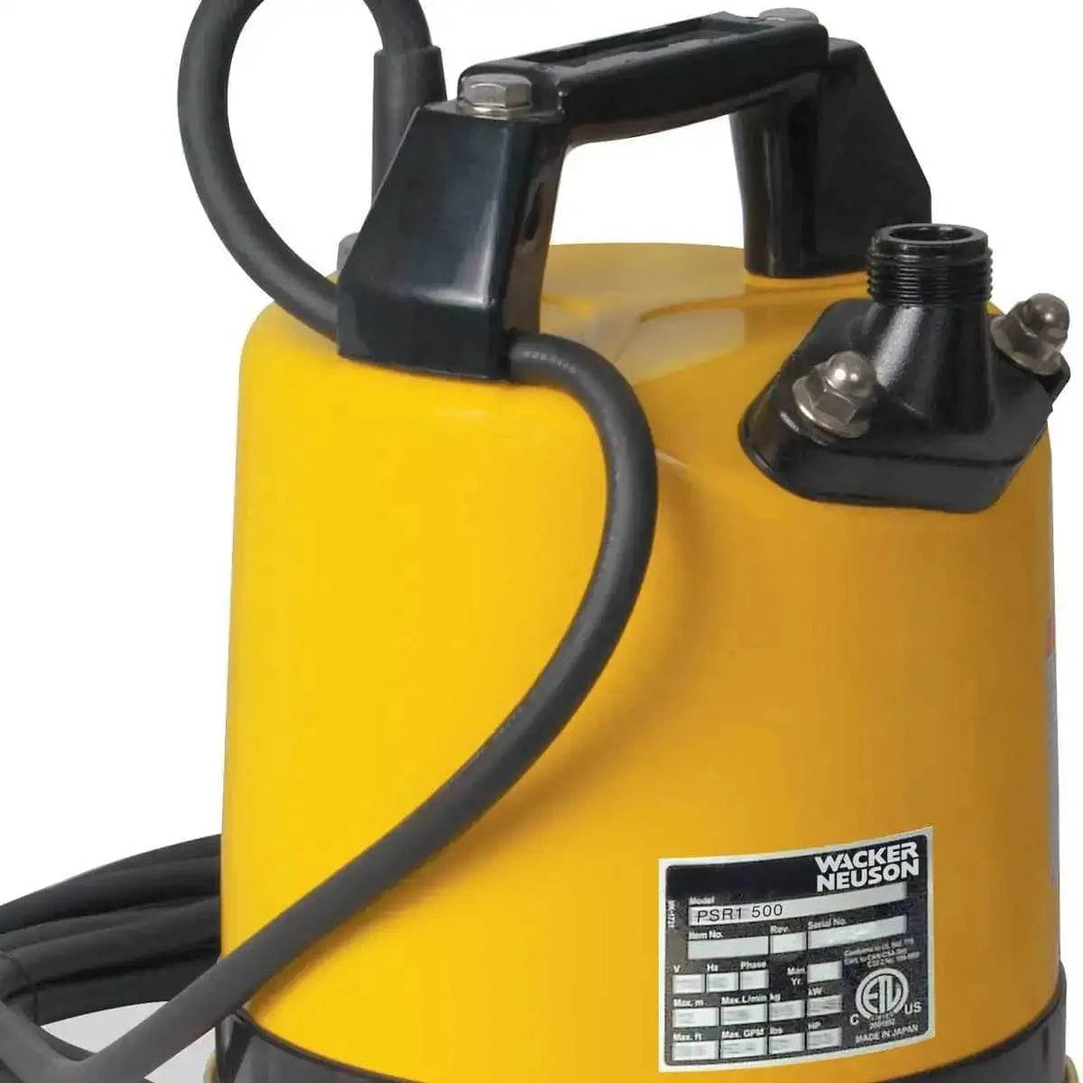 Wacker Neuson PSR1-500 0.75" Submersible Pump 110V
