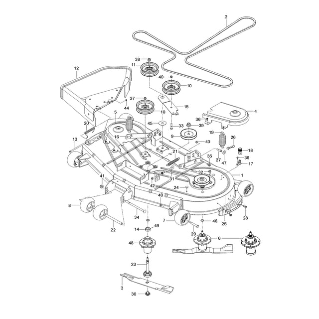 z254-mower-deck-parts
