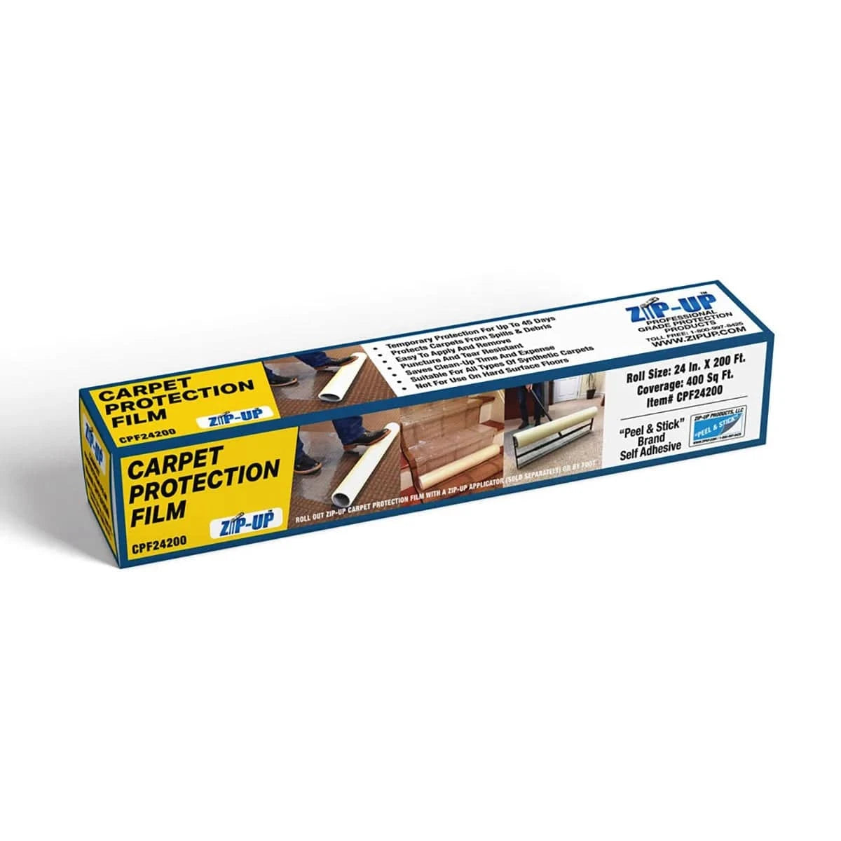 Zip-Up Carpet Protection Film