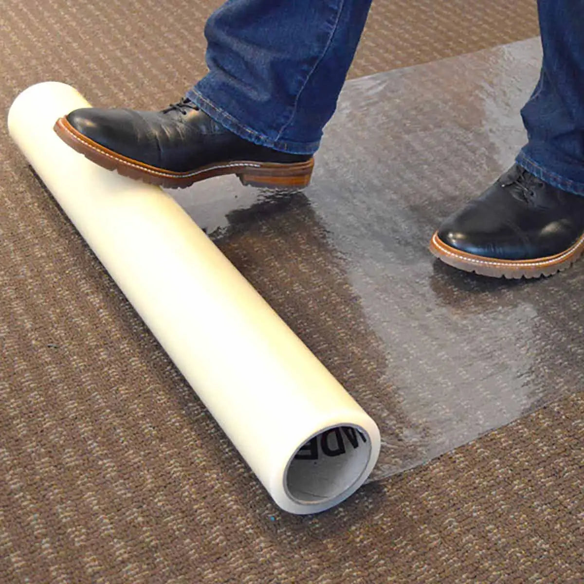 zip-up carpet protection film